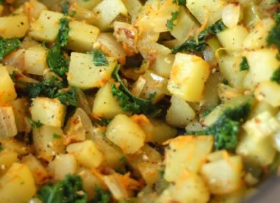 Potatoes and Kale